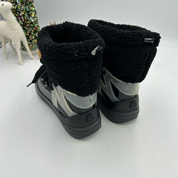 Women’s Moncler fleece  lined snow boots  size 10 - Picture 7 of 10